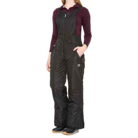 Avalanche Cargo Snow Bib Pants - Waterproof, Insulated in Black
