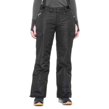 Avalanche Cargo Snow Pants - Waterproof, Insulated in Black