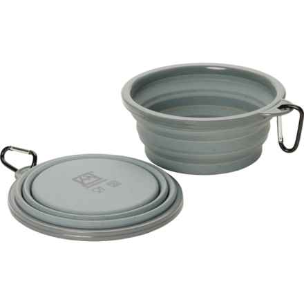 Avalanche Collapsible Travel Bowl - 2-Pack, 33 oz. in Gray