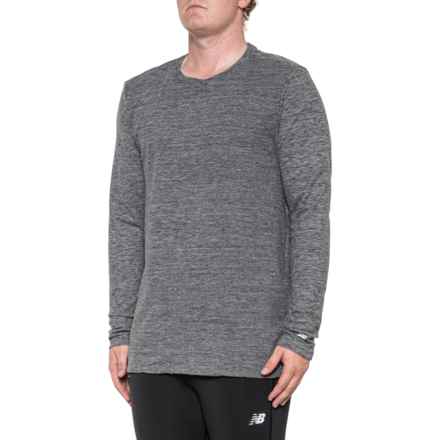 Avalanche Crew Neck Zip Pocket Shirt - Long Sleeve in New Deep Charcoal