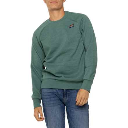 Avalanche CVC Fleece Crew Neck Sweatshirt in Blue Spruce