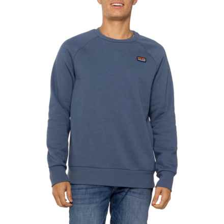 Avalanche CVC Fleece Crew Neck Sweatshirt in New Blue