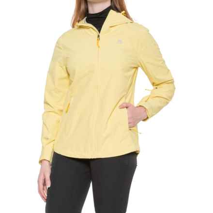 Avalanche Erica Rain Jacket - Waterproof in Lemon Drop