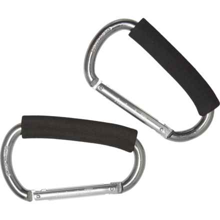 Avalanche Extra Large Padded Carabiner Set - 2-Pack in Grey