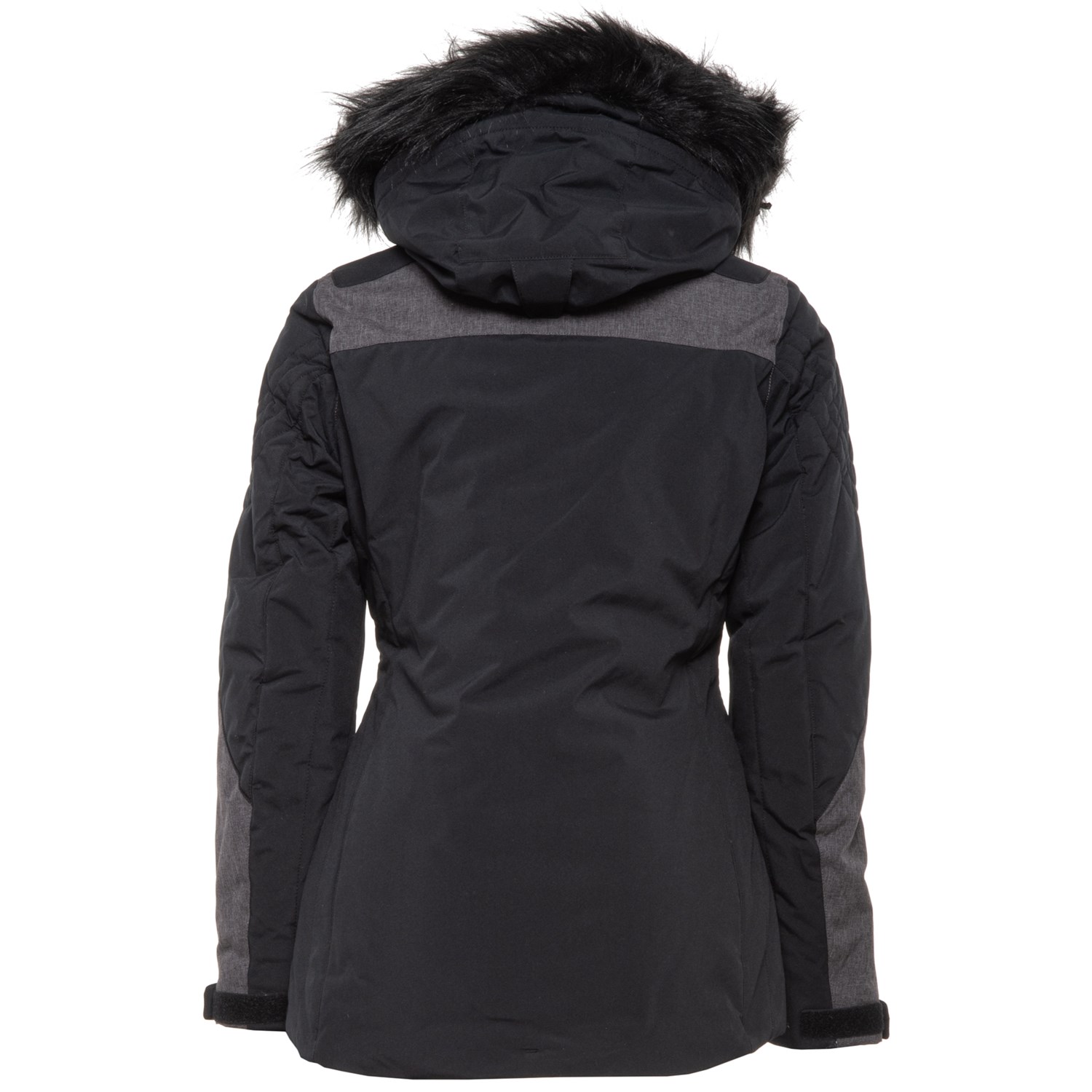 womens ski coats with fur hood