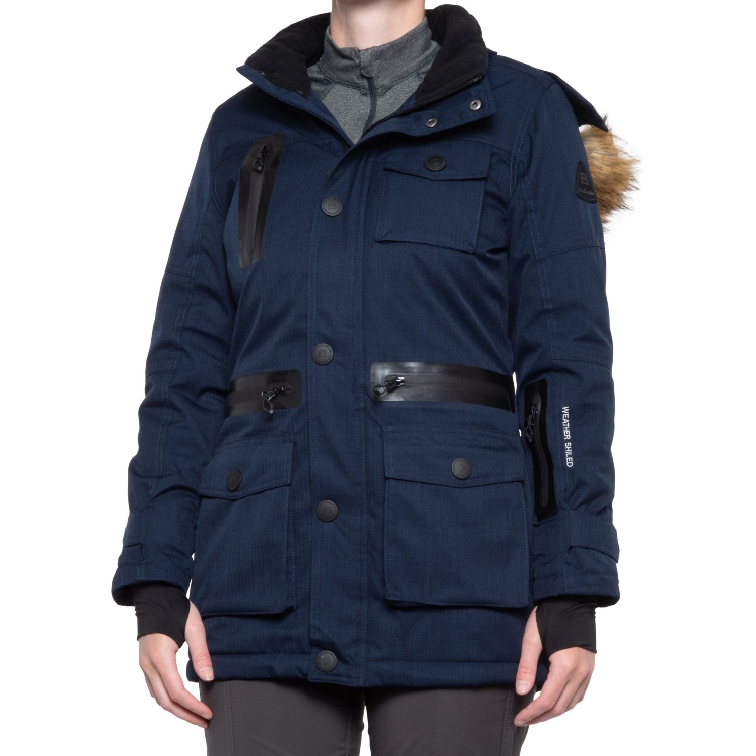 Avalanche Faux-Fur-Hooded Ski Parka (For Women)