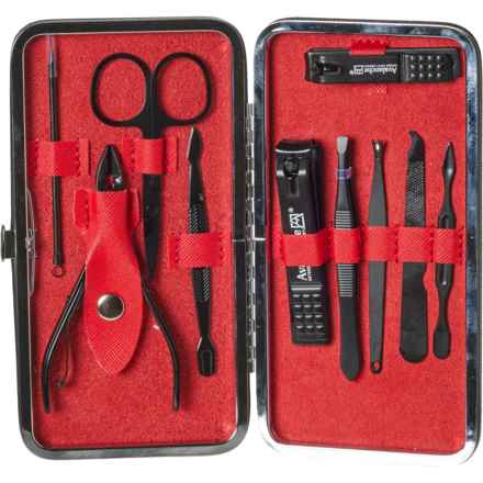 Avalanche Grooming Tool Travel Kit - 10-Piece in Retro Mountain