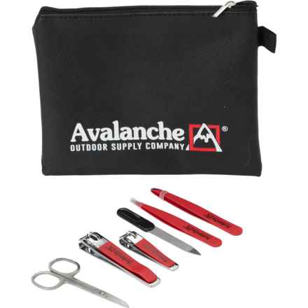 Avalanche Grooming Tool Travel Kit - 6-Piece in Retro Mountain