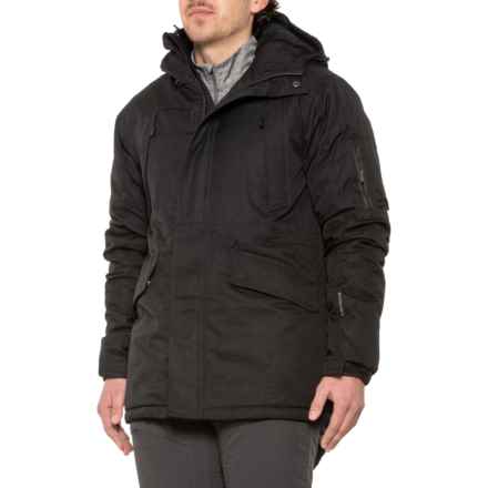 Avalanche Herringbone Parka Jacket - Waterproof, Insulated in Black