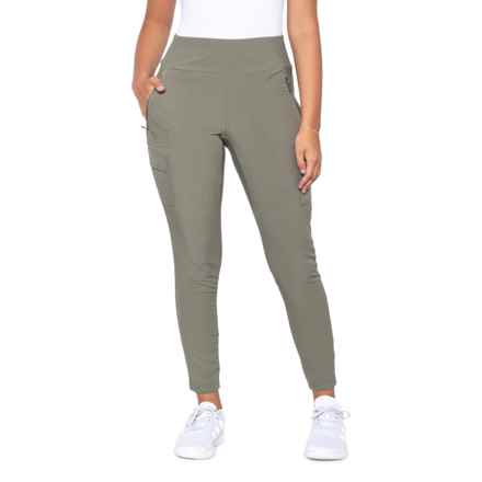 Avalanche High-Waist Hybrid Pants in Dusty Olive