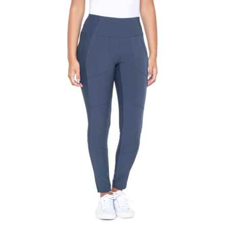 Avalanche High-Waisted Hybrid Trail Pants in Mood Indigo