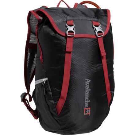 Avalanche Hydration Pack - 101 oz. Reservoir, Black-Red in Black/Red