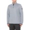 Avalanche Jacquard Quilted Shirt - Snap Neck, Long Sleeve in Gray Heather