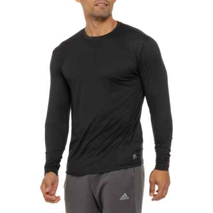 Avalanche Knit Crew Neck Lounge Shirt - Long Sleeve in Black