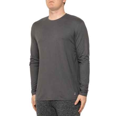 Avalanche Knit Lounge Shirt - Long Sleeve in Charcoal