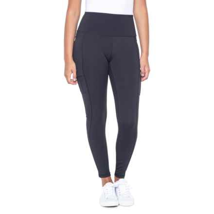 Avalanche Laurel Ultra-Soft Cargo Compression Leggings in Black