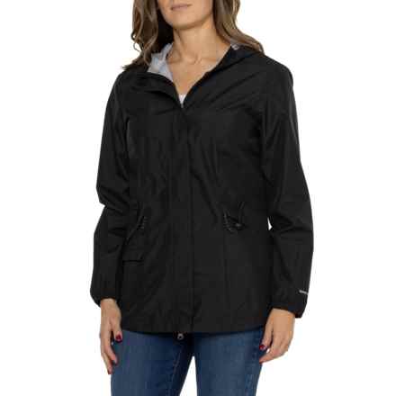 Avalanche Leona Cargo Ripstop Rain Jacket in Black