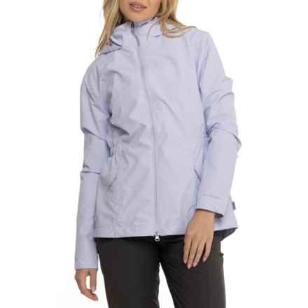 Avalanche Lined Rain Trench Coat in Purple Wild