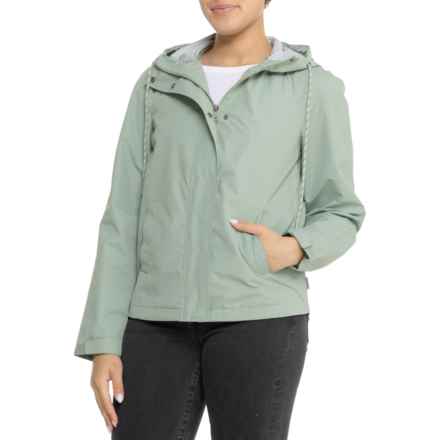 Avalanche Marley Lightweight Hooded Rain Jacket - Thermal Lined in Lilypad
