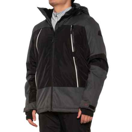 Avalanche Metallic Mesh Ski Jacket - Insulated in Black