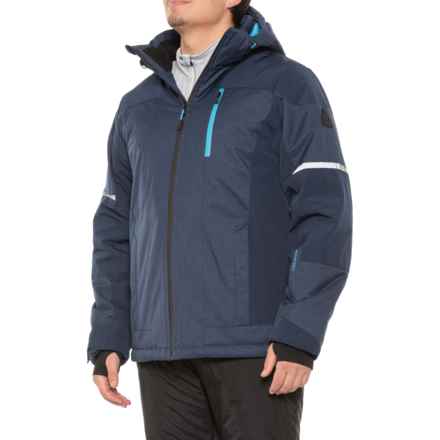 Avalanche Metallic Mesh Ski Jacket - Waterproof, Insulated in Indigo