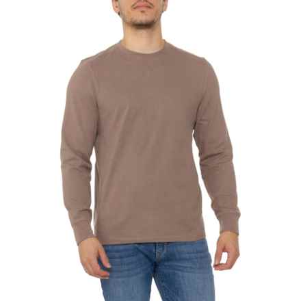 Avalanche Mini Cord Outdoor Dorito Crew Neck Shirt - Long Sleeve in Dark Coco Heather