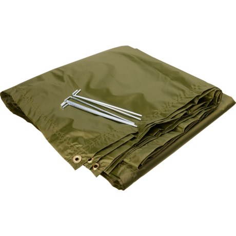 Avalanche Multi-Purpose Camping Tarp with Case - 7x9’ in Green