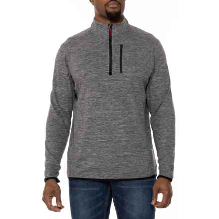 Avalanche Outdoor Cashmere Shirt - Long Sleeve, Zip Neck in Clay Potter