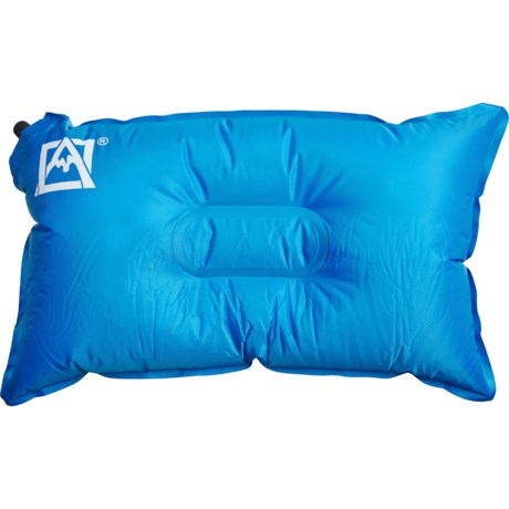 Avalanche Outdoor Self-Inflating Camp Pillow in Blue