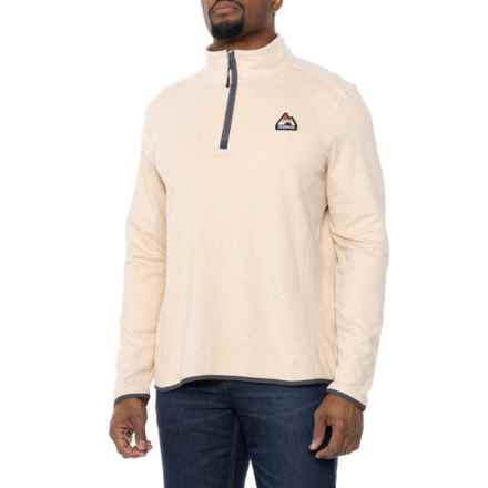 Avalanche Outdoor Soft-as-Cashmere Shirt - Zip Neck, Long Sleeve in Oatmeal Heather