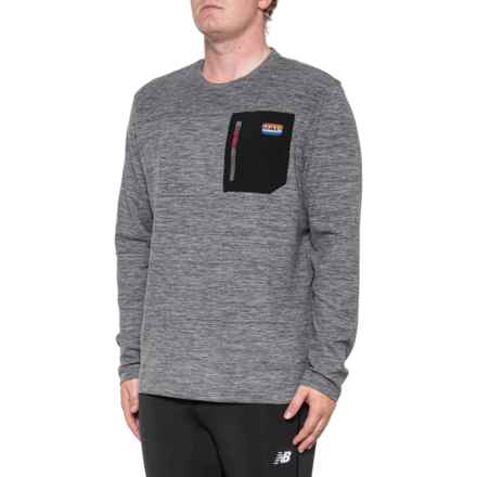 Avalanche Outdoor Woven Zip Pocket Logo Shirt - Long Sleeve in New Deep Charcoal