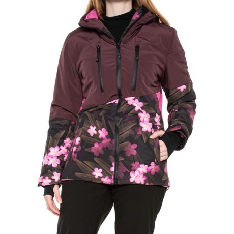 wine ski jacket