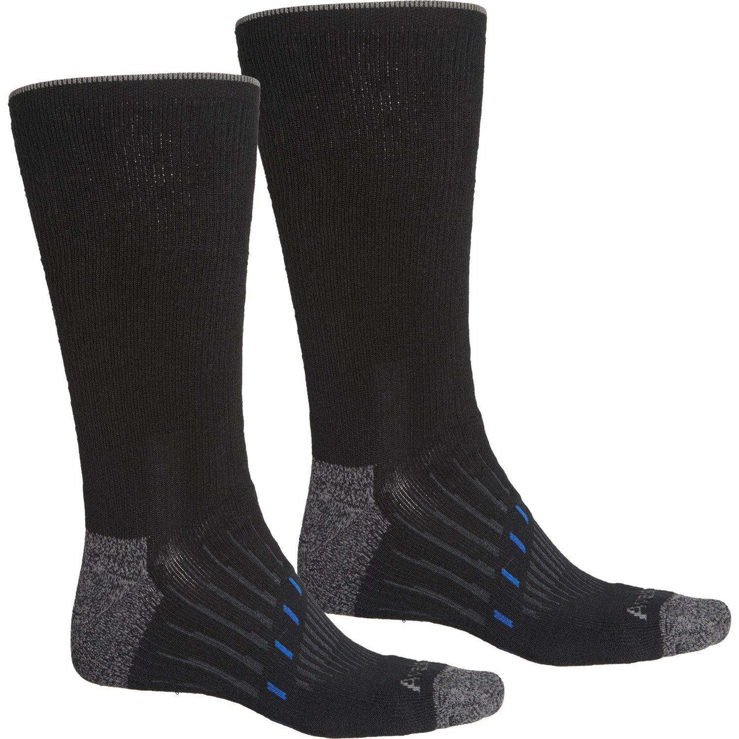 Avalanche Men's Quick Drying Merino Wool Blend Crew Socks With Arch Support 2-Pack Avalanche Men's Quick Drying Merino Wool Blend Crew Socks With Arch Support 2-Pack
