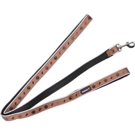 Avalanche Reflective Neoprene Printed Leash - 72” in Brown