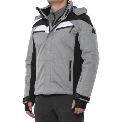 avalanche men quilted ski jacket