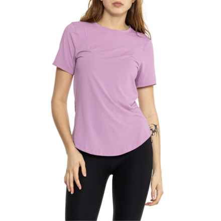 Avalanche Sport Mesh Shirt - UPF 50+, Short Sleeve in Lavender Herb