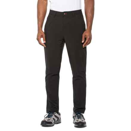 Avalanche Stretch-Woven Flannel-Lined Pants in Black