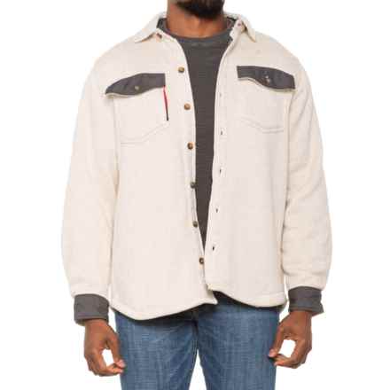 Avalanche Sweater Fleece Shirt Jacket in Oatmeal