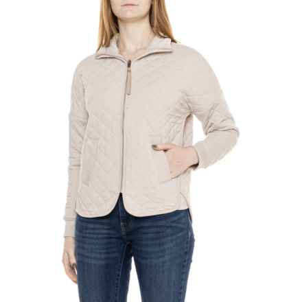 Avalanche Tilly Quilted Knit Jacket - Insulated in Sand