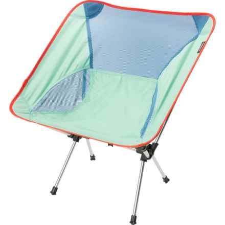 Avalanche Ultralight Camp Chair in Blue/Mint/Red