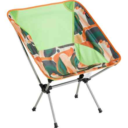 Avalanche Ultralight Collapsible Camp Chair in Green Abstract