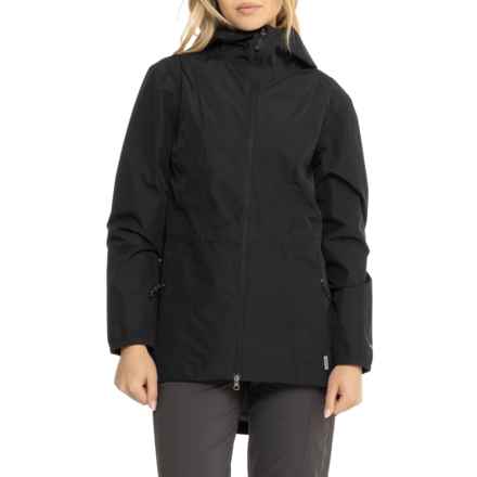 Avalanche Unlined Rain Trench Coat in Black