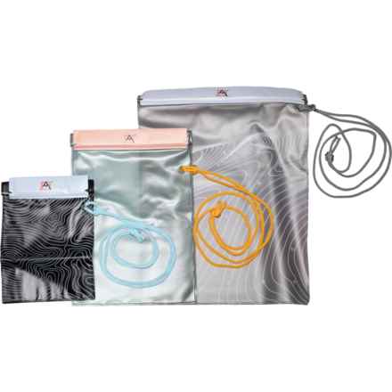Avalanche Water-Resistant Dry Bag Set - 3-Pack in Grey Multi
