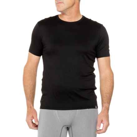 Avalanche Wool-Blend Base Layer Top - Short Sleeve in Black