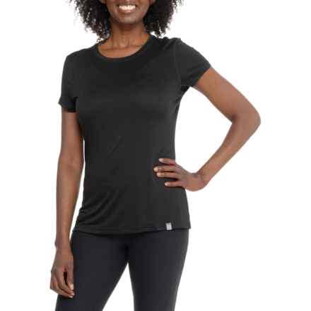 Avalanche Wool-Blend Base Layer Top - Short Sleeve in Black