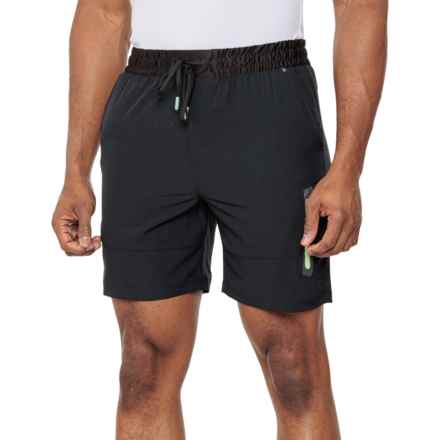 Avalanche Woven Ripstop Shorts in Black