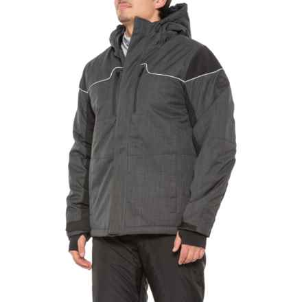 Avalanche Yarn-Dyed Ski Jacket - Waterproof, Insulated in Charcoal