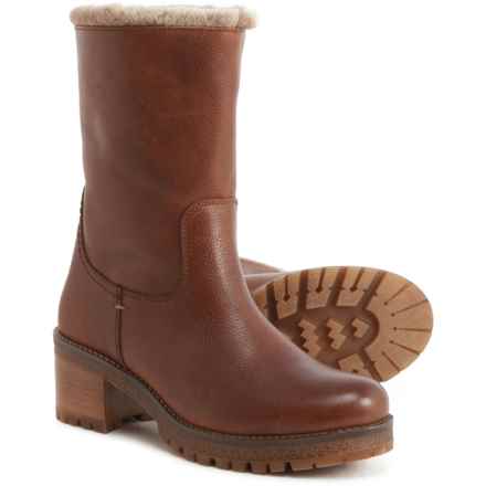 Avellini Shearling-Lined Boots - Leather (For Women) in Brown