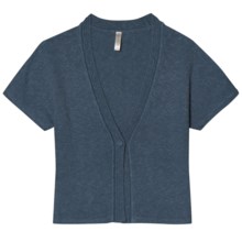 Aventura Clothing Tori Shrug - Short Sleeve (For Women) in Earl Grey - Closeouts