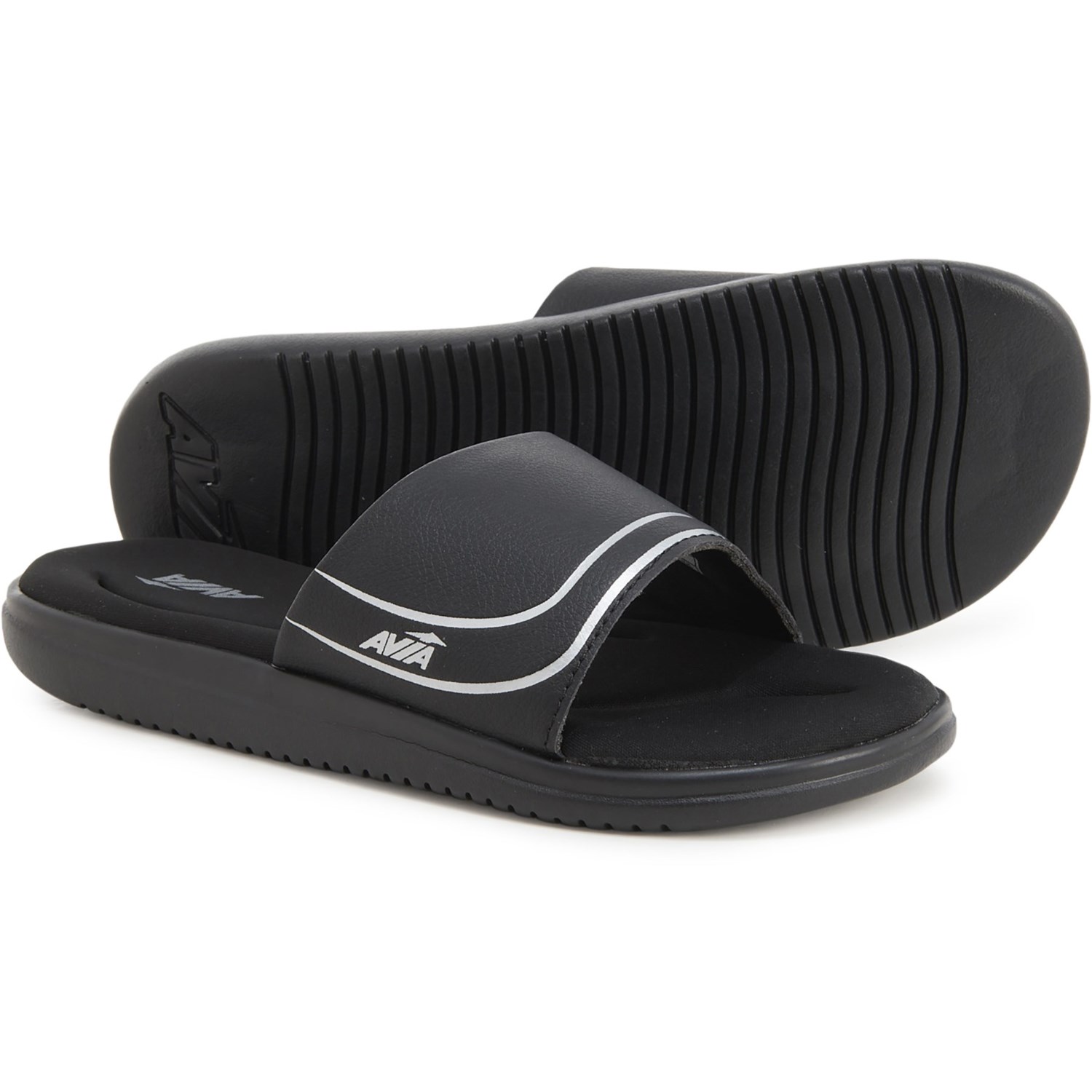 Avia Memory Foam Slide Sandals (For Women) - Save 55%